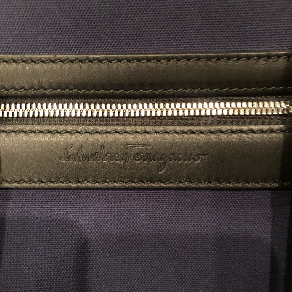 Ferragamo Varenne Shoulder Bag for Men in blue - Picture 7 of 14